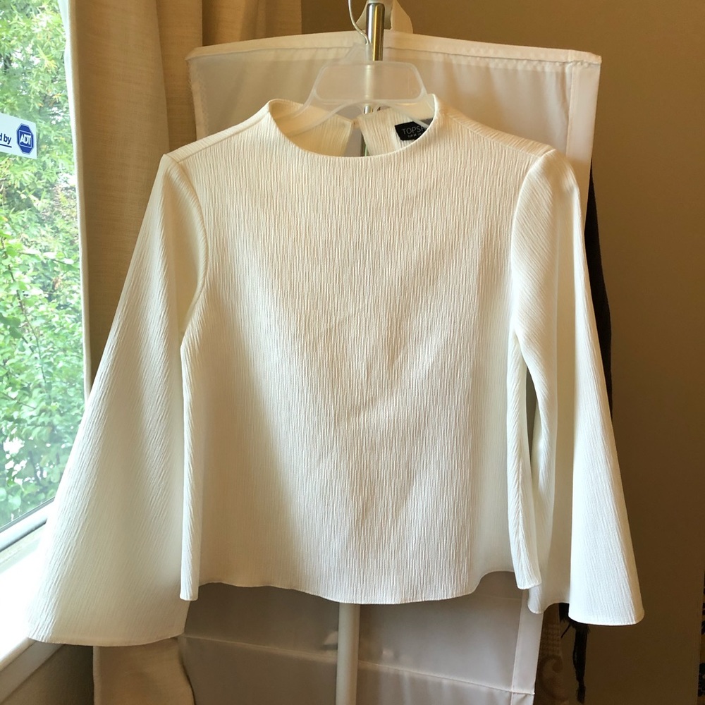Cute Topshop Bell sleeve top